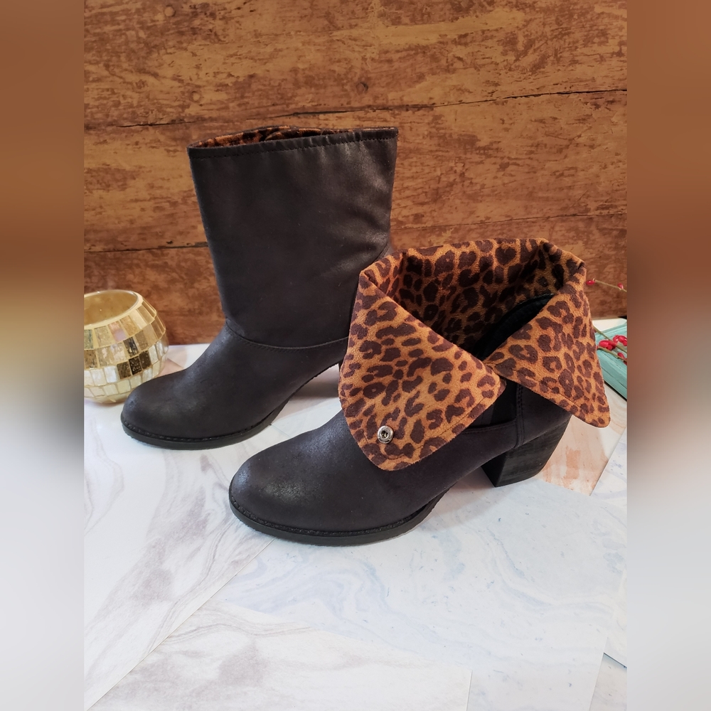 Sbicca Vintage Collection Foldable Booties Size 6.5